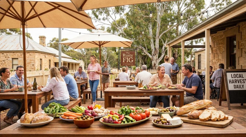 Local dining and cafe culture in Albury, NSW