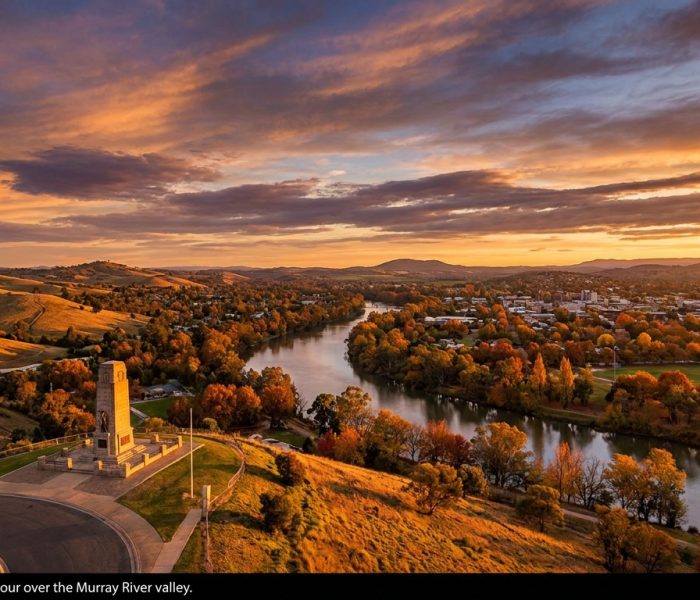 Scenic view of Albury, NSW — one of Australia's top regional destinations