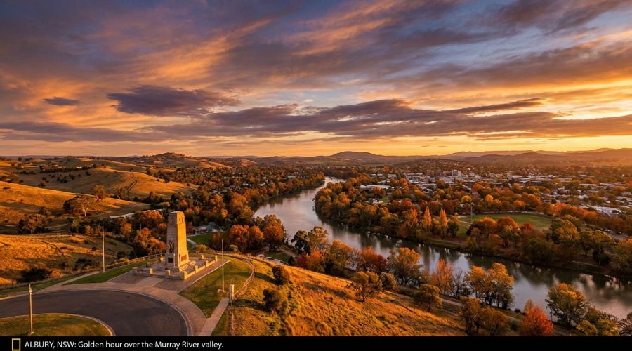 Scenic view of Albury, NSW — one of Australia's top regional destinations